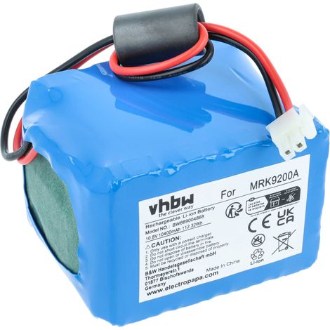 vhbw Batería reemplaza Wolf Garten MRK9200A, BAT9101A para 10400mAh 10,8V Li-Ion, sin carcasa (1/5)