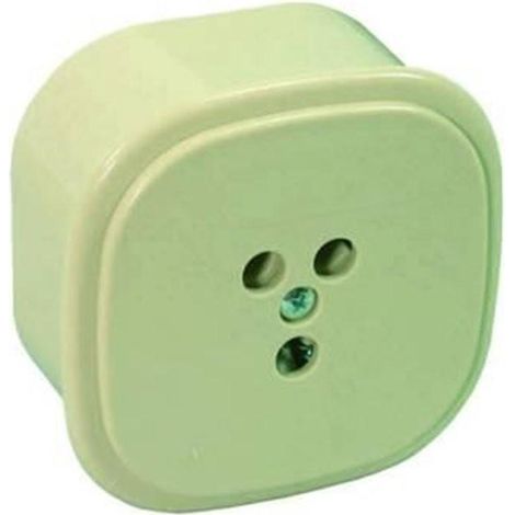 PRESA TELEFONICA TRIPOLARE DA MURO TELEFONO COLORE AVORIO FERR 12362 (1/2)