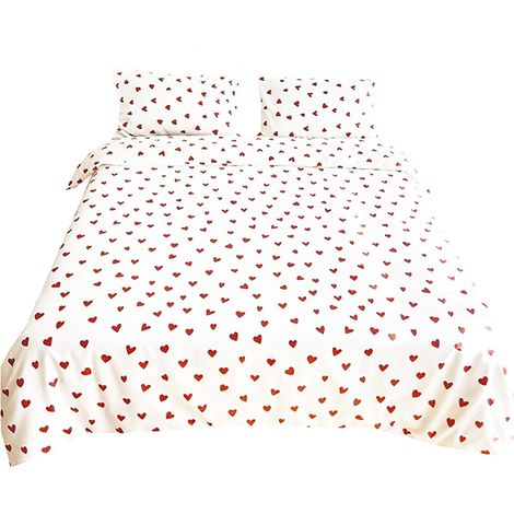Housse De Couette - Taie D Oreiller - 200x230 Cm Et 2x48x78 Cm - Fermeture Eclair - Pour Lit Double - 3 Pieces