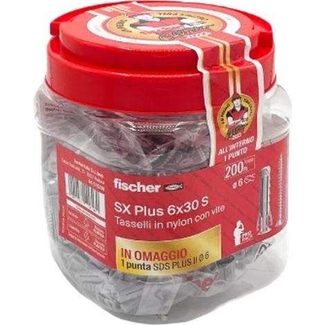 TASSELLO NYLON SX 6S PLUS VITE TSP PROPACK FISCHER