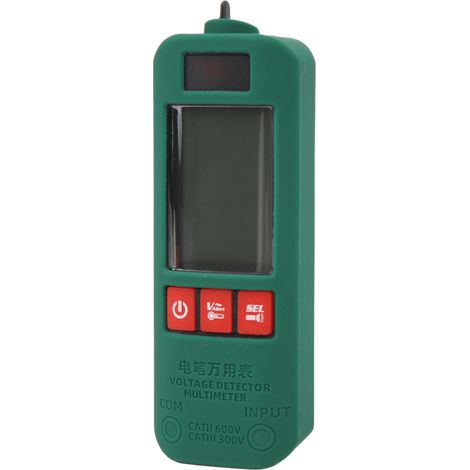Multimètre numérique portable avec alarme sonore et écran LCD anti-brûlure automatique, voltmètre et ampèremètre. (1/5)