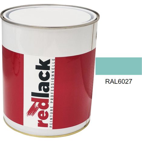 Barattolo da 3L di vernice – RAL 6027 – Verde chiaro – opaca – multisupporto – Redlack