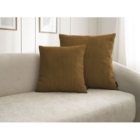 BOBOCHIC - Coussin biface STOCKHOLM 60x60 Jaune (1/2)