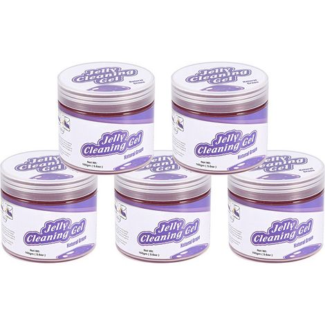 Gel Nettoyant Pour Fentes De Climatisation - Gel Adhésif Sans Résidu Pour Clavier Électronique Et Appareils - Lot De 5 (1/5)