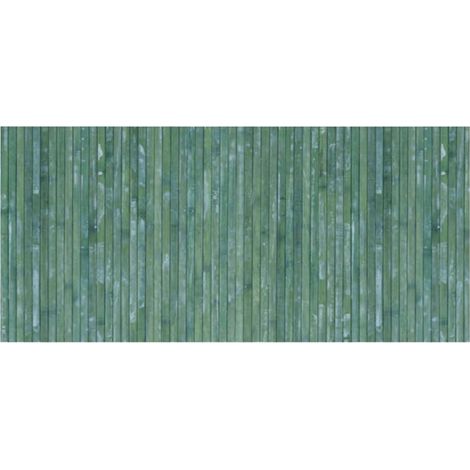 Tapis REDS en bambou avec fond antidérapant lavable 50x120cm  Couleur: Vert