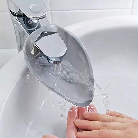 Rallonge De Robinet - Adaptateur Pour Lavabo - Compatible Avec Robinets Classiques En Salle De Bain - Pour Enfants Et Tout-Petits - 1 Pièce (1/5)
