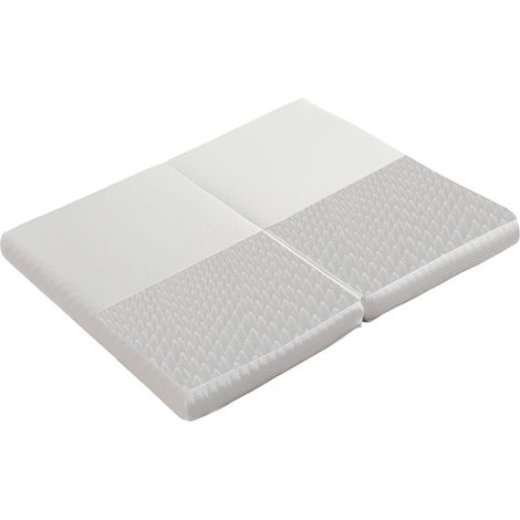 Matelas pliable en mousse H3, housse respirante et amovible, certifié Oeko-Tex, 140x200 cm (1/5)