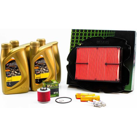 Kit Révision Filtres Bougies pour YAMAHA TDM 900 de 2002 à 2010 - ENI I-RIDE MOTO 10w40 4L