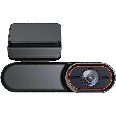 Compatible avec le Wi-Fi 4G, caméra embarquée/DVR avec double objectif avant et arrière, résolution 1080P, design boîtier noir, surveillance de stationnement intérieur et caméra de vision nocturne. (1/5)