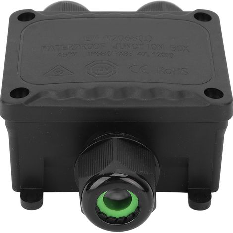 IP68 wasserdichte Y-Verteilerdose für Außenkabel im Hausbereich, dreiphasiger Kunststoff-Abzweigverbinder mit Dichtung, 10-14 mm (Modell: EW-M2068L-3Y) (1/5)