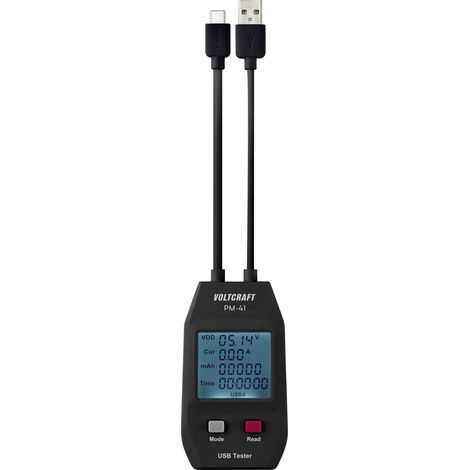 VOLTCRAFT PM-41 USB-C® und USB Typ A Tester Y696892 (1/5)