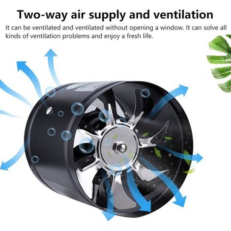 Ventilateur Extracteur - 100 mm - 110 V - Pour Cuisine Et Salle De Bain - Installation Murale - Câble 1.5 M Et Interrupteur Inclus (1/4)