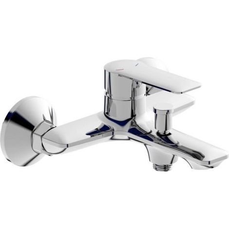 RUBINETTO MISCELATORE VASCA DA BAGNO OTTONE CROMATO ATTACCO DOCCIA SOFI 87104