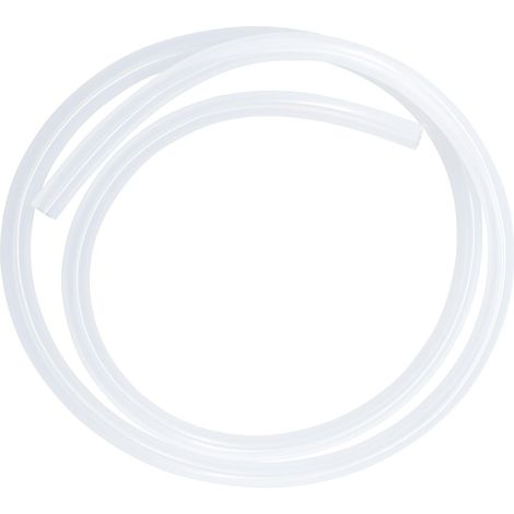 Tuyau en silicone transparent, tuyau de qualité alimentaire, taille 10,0 mm x 15,0 mm, longueur 1,2 m (3,9 pi), épaisseur 2,5 mm, tuyau en caoutchouc silicone flexible pour tuyaux d'air/eau (1/5)