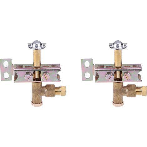 Compatible avec les supports de flamme unidirectionnels à double tête, fonctionne au gaz naturel ou au GPL, ensemble d'allumeur robuste à 3 trous pour propane/butane (1/5)