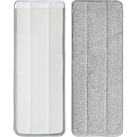 2pcs Mop Head Replacement Cloth Adhesive Mop Cloth Household Wood Floor Ceramic Tile Floor Lazy Mop