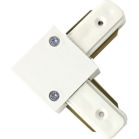 Jandei - Conector tipo L 90º para carril monofásico blanco Carril led y accesorios