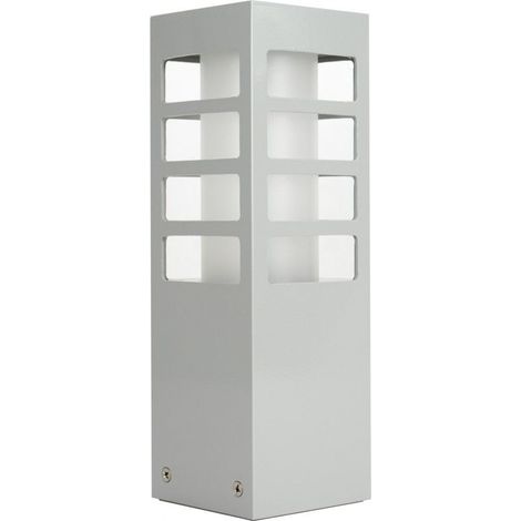 Paletto da giardino 25cm E27 argento IP54 SU-MA RADO (1/4)