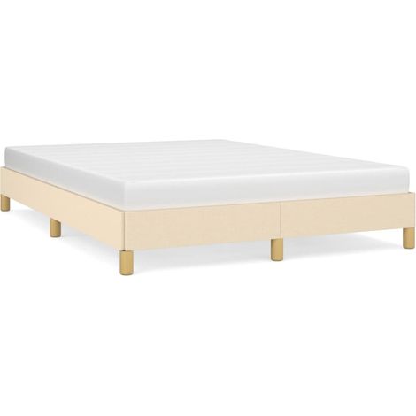 Maison Exclusive - Giroletto senza Materasso Crema 140x190 cm in Tessuto