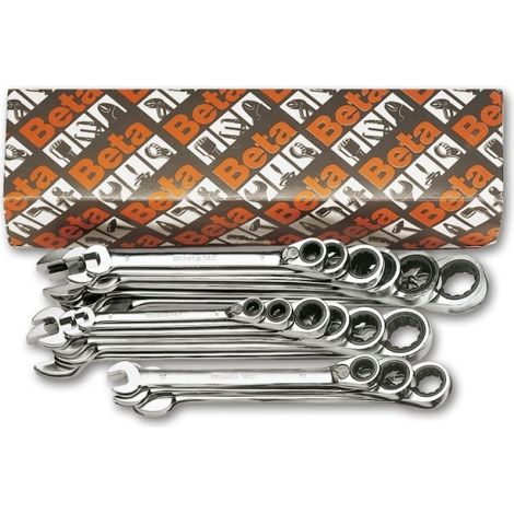 Chiavi Combinate Cricchetto Serie 17 Pz. Beta