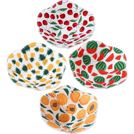 Supports Antidérapants pour Bols Micro-Ondes en Coton Polyester, Lot de 4 Pièces, Protection Thermique et Isolation Cuisine et Maintien au Chaud (1/5)