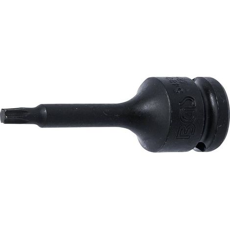 Douille à Embouts à Choc 75 mm - 12,5 mm (1/2), Profil Torx T30 - Résistante et Précise, Acier - D-Work (1/5)