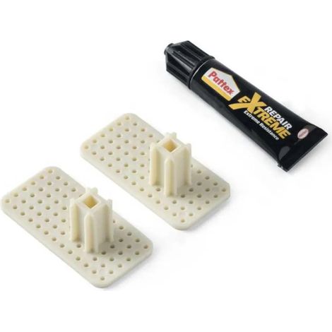 Kit fixation salle de bain Tatay 6759900 adhésif amovible