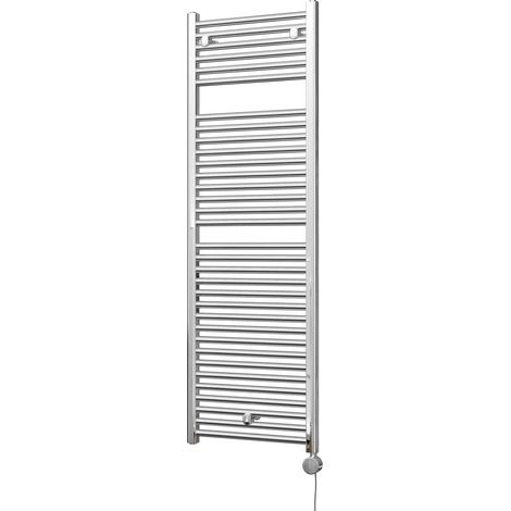 Roma - Chrome Electric Towel Rail H1512mm x W500mm Straight 600w Thermostatic (1/3)