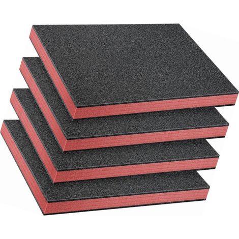 Flexible Schaumstoffpolsterung, 4 Platten, Zubehör - 38 mm (1/2)