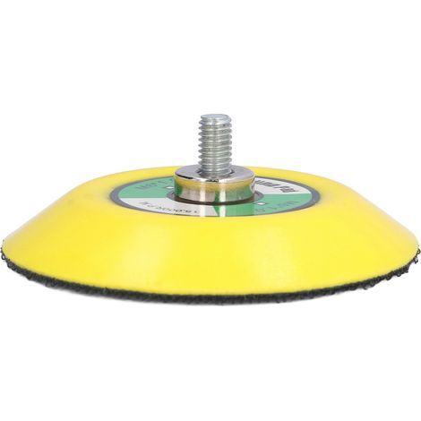 Klett-Stützteller, Druckluftschleifer, Poliermaschine, PU-Pad zum Schleifen und Polieren, 3-Zoll-M6x1-Gewinde, 15.000 U/min (1/5)