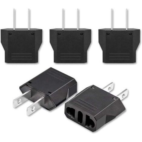 5x Adaptateur de Voyage,adaptateur prise france vers usa,adaptateur prise usa,adaptateur usa,adaptateur prise canada,Adaptateur Prise Universelle Americaine/Chine/Japon/Canada/Mexique (1/5)