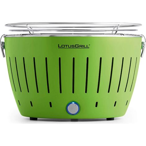 LotusGrill Barbecue Portatile Verde USB a carbone