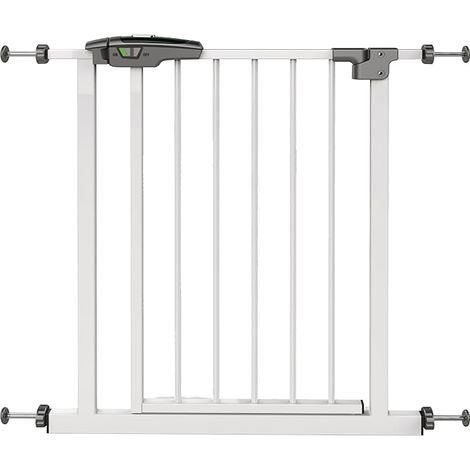 King Home Kindertor CLIC-CLAC weißes Metall 75x78h cm