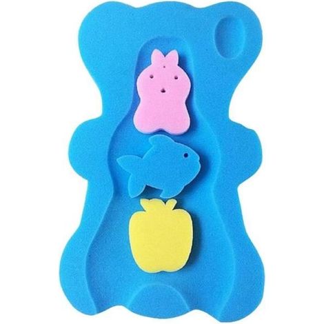 Siège éponge De Bain Doux Pour Bébé - UNBRANDED - Siège éponge de bain pour bébé - Bleu - Mixte - 6 mois (1/4)