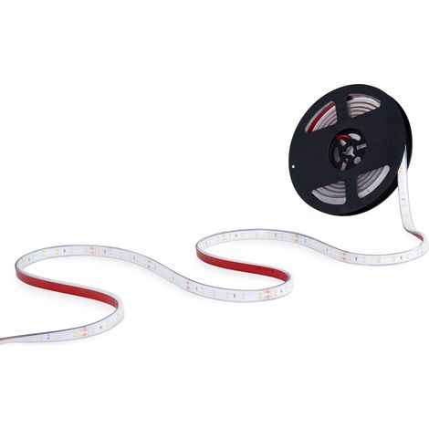 Ruban LED 24V DC - 12W/m - Monochrome - 12mm - IP67 - 5 mètres -
