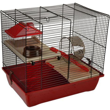 Cage pour hamster enzo 2 41,5x28,5x38cm (1/5)
