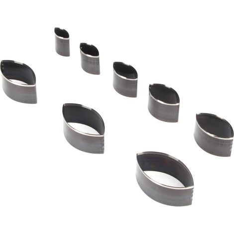 8 Pièces Découpeur De Cuir, Moule De Poinçon En Cuir, Matrice De Découpe Creuse En Acier à Haute Teneur En Carbone Pour la Fabrication De Portefeuille De Ceinture De Sac Artisanal De Bricolage (1/5)
