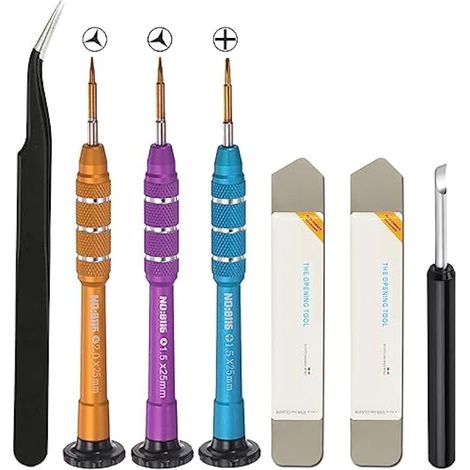 Kit d'outils de Remplacement de Tournevis à Trois Ans pour l'interrupteur Nintendo, Y00 Triwing Twistviver et 2,0 mm Y Tripoint Twispoint pour la réparation NS (1/5)