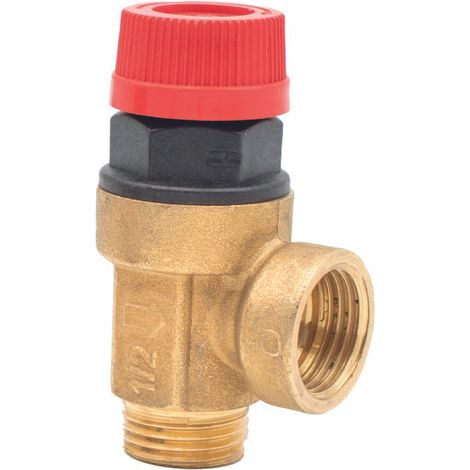 Soupape de sécurité à membrane mâle/femelle 3 bar 3/4 "mf