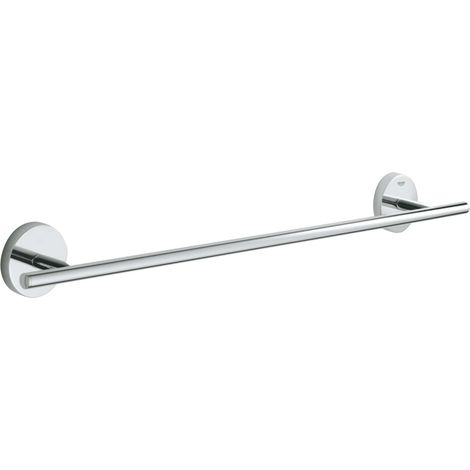 Barre porte-serviettes chromée 522 mm – Fixations cachées – GROHE StarLight pour brillance durable – Longueur fonctionnelle 430 mm (1/6)