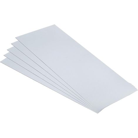 5Pcs Tôle D'Acier Galvanisée, 10x25cm Panneaux de Tôle D'Acier Galvanisés 0.8mm Épais Feuille de Connecteur en Bois Métallique pour la Fixation Des Solins de Toit, Réparation (1/5)