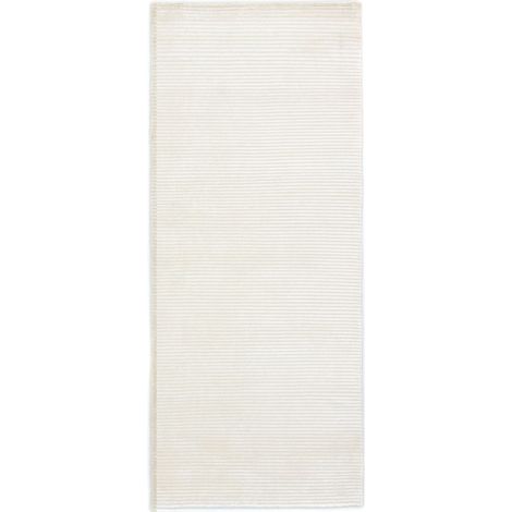 Tapis Népalais Sabaro - 300x80cm, Rectangular - 100% Viscose - Noué main - Beige (1/3)