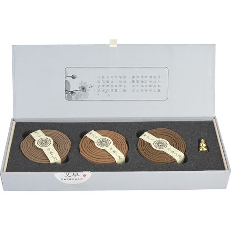 Encens naturel Agilawood Santal Armoise 3 parfums, bâtonnets 4 heures, lot cadeau. (1/5)