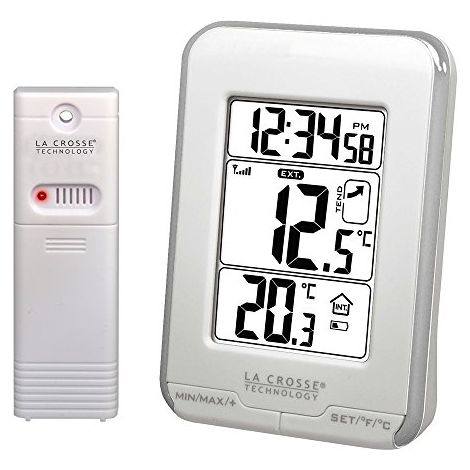 LA CROSSE TECHNOLOGY STAZIONE TEMPERATURA WS6810WHI-SIL
