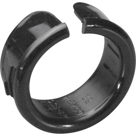 PB Fastener H-2874 Isolierdurchführung seitlich offen  Klemm-Ø (max.) 17.1 mm Plattenstärke (max.) 3