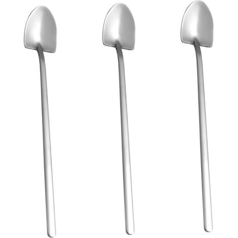 Cuillères à Glace Long Manche en Acier Inoxydable Lot de 3 (1/5)
