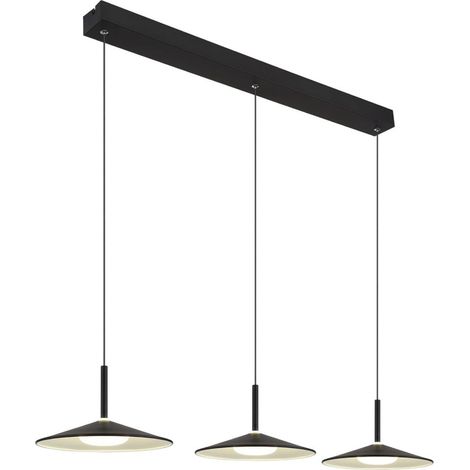 Globo - lámpara colgante - LAMPONE - negro - metal - gran lámpara