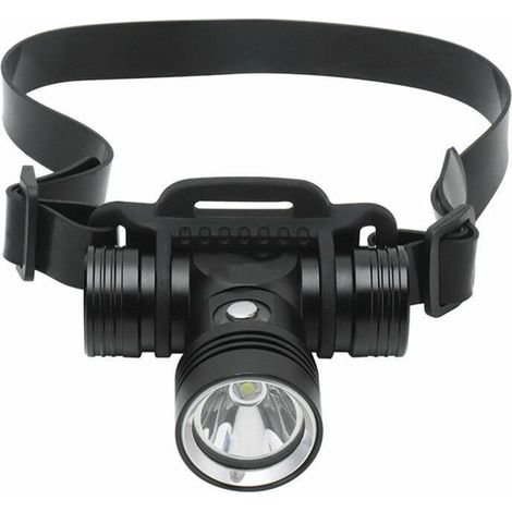Wiederaufladbare Taucherstirnlampe, Unterwasser-Tauchlampe, wasserdichte Unterwasser-Tauchlampe (IPX8) (1/5)