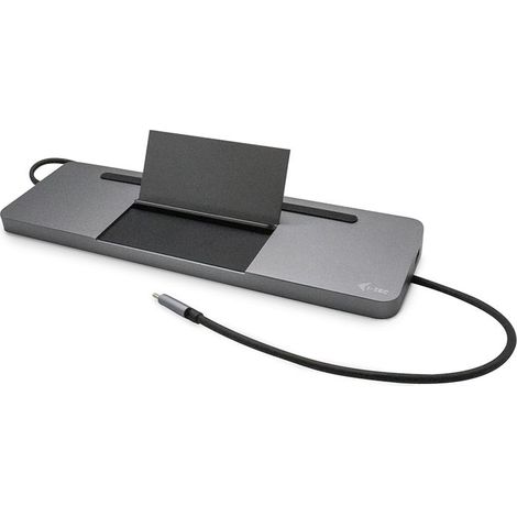 Metal USB-C Ergonomic 4K 3x Display Docking Station + Power Delivery 85 W (1/5)