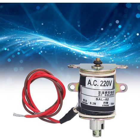 Électroaimant de traction BERM®SAL-02, électroaimant miniature à traction-poussée, 220 V CA (1/5)